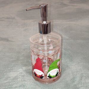 NWOT New Soap Pump Floaty Starts Christmas Xmas Gnomes Santa Holiday Time Gift